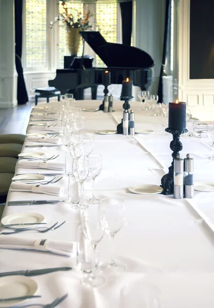 Salon with piano — Stock Photo, Image