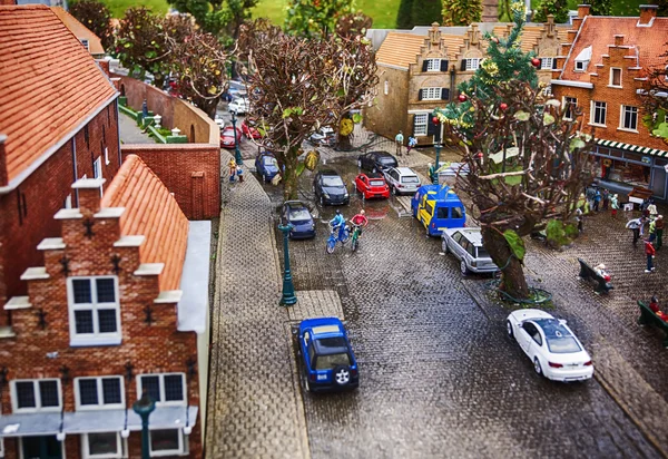 Mini stad installatie — Stockfoto