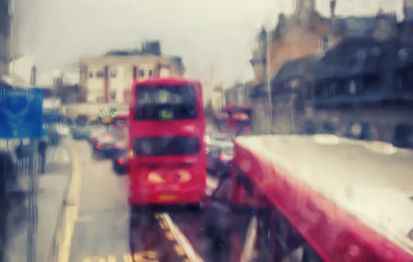 雨の中でロンドン — ストック写真