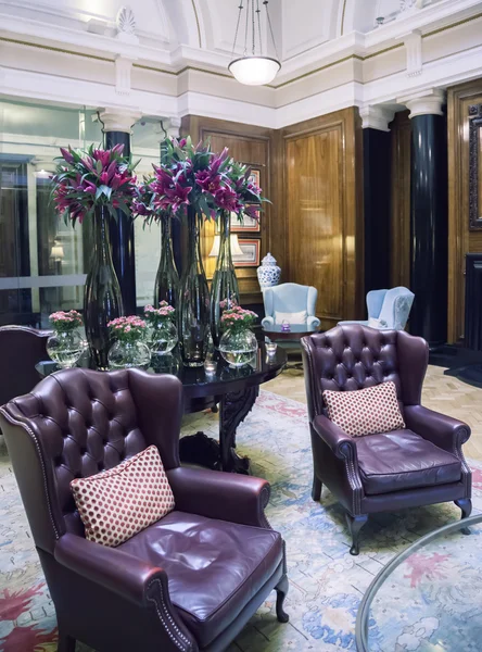Retro rummet i klassiska Hotellets interiör — Stockfoto
