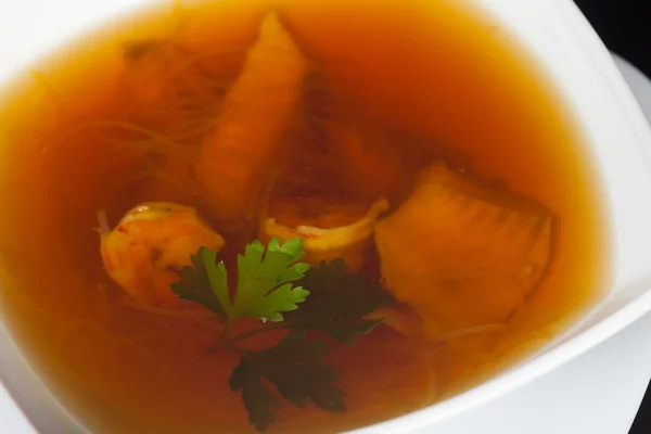 Japanische Suppe, Studioaufnahme — Stockfoto