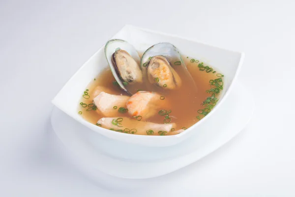 Japonská polévka, studio zastřelil — Stock fotografie