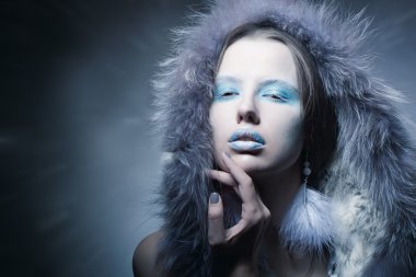 kar kraliçesi, yaratıcı portre portre