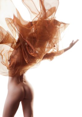 Studio, yaratıcı çekim çıplak model