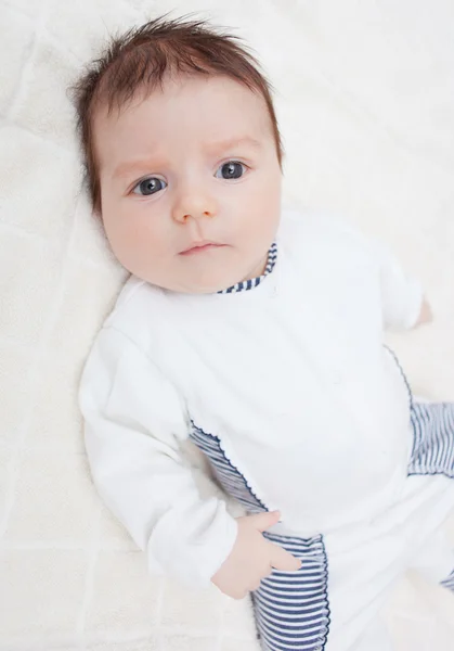 Beautiful newborn boy — Stock Photo, Image