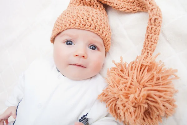 Beautiful newborn boy — Stock Photo, Image