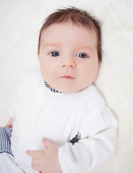 Piękny chłopiec noworodka — Zdjęcie stockowe