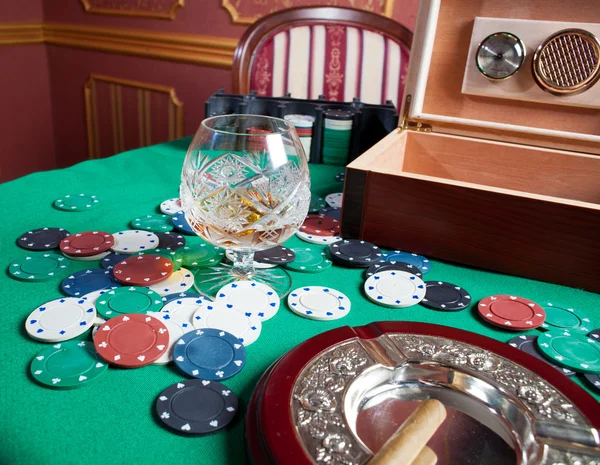 Poker chips — Stock Photo, Image