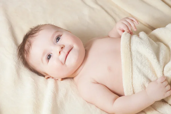 Beautiful baby, four months — стоковое фото