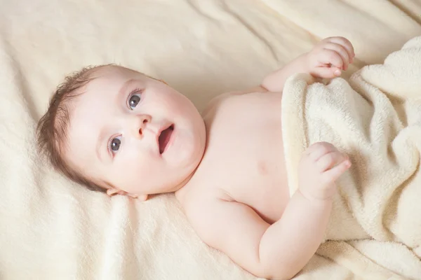 Beautiful baby, four months — стоковое фото