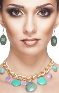 seksi kadın, closeup çekim portresi