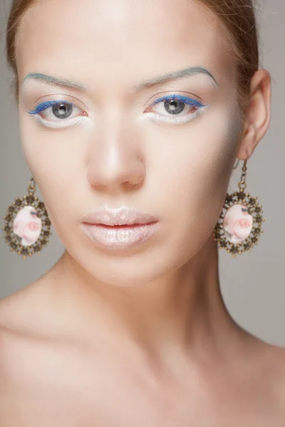 Portrait of glamour woman, closeup shot — Stock Photo, Image