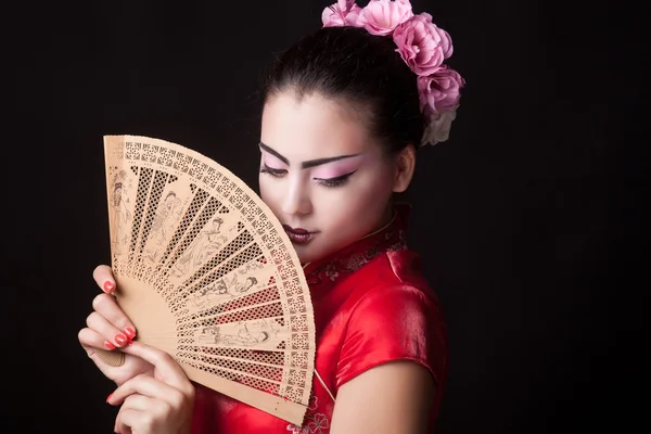 Geisha de moda en el estudio —  Fotos de Stock