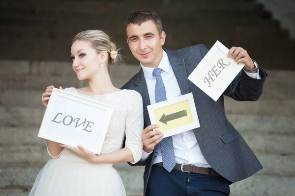 Bride and groom — Stock Photo, Image