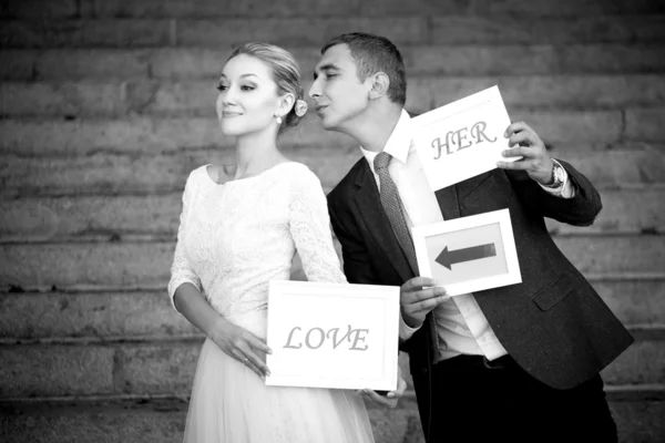 Bride and groom — Stock Photo, Image