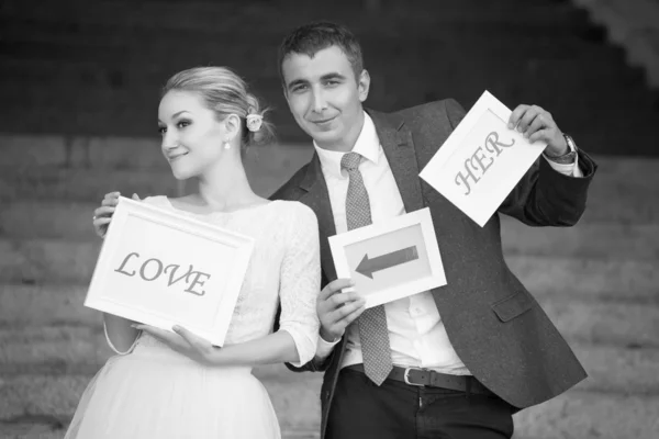 Bride and groom — Stock Photo, Image