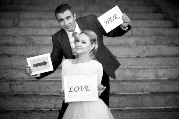 Bride and groom — Stock Photo, Image