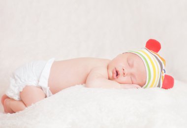 güzel yeni doğan bebek uyku