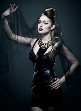 gothic moda gelin