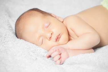 güzel yeni doğan bebek uyku