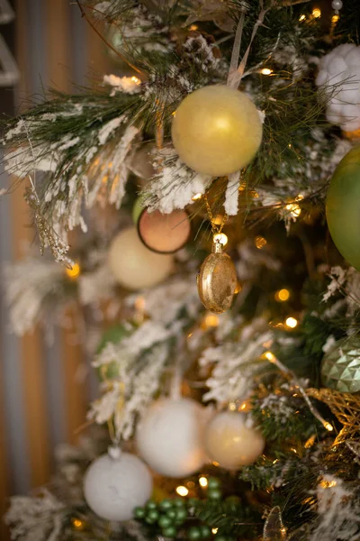 Belle Chambre Noël Décorée — Photo