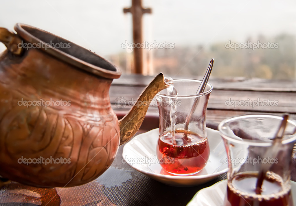 Drinking Traditional Turkish