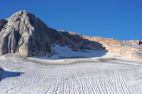 Vrchol hory Fisht a ledovce v horách u Soči — Stock fotografie