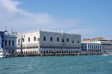Venedik-Venedik deniz doge Sarayı görüntüleyin