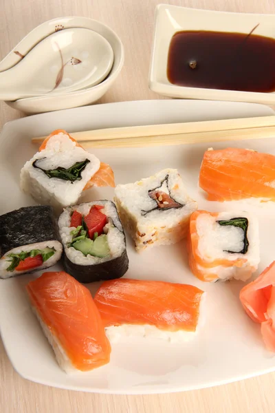 Alimentos de pescado de sushi — Foto de Stock