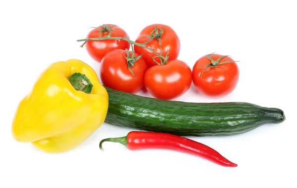 Tomates y pimienta — Foto de Stock