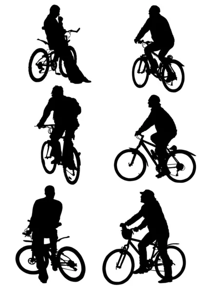หมวกกันน็อคขี่จักรยาน — ภาพเวกเตอร์สต็อก