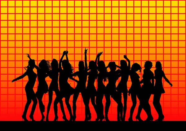 Danse disco — Image vectorielle