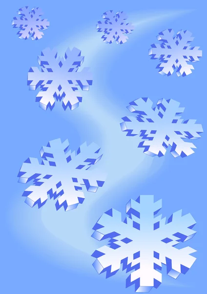 Ice Crystal — Stock Vector