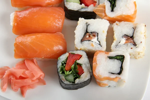 Sushi su un piatto — Foto Stock