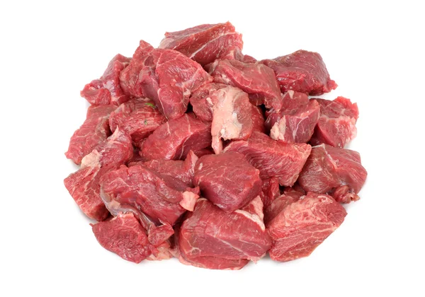 Krowa mięso na talerz — Zdjęcie stockowe