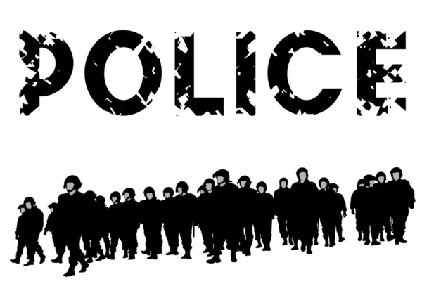 Police spéciale — Image vectorielle