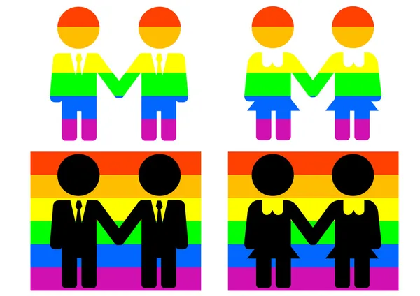 Ομοφυλοφιλική πολιτισμού — Διανυσματικό Αρχείο