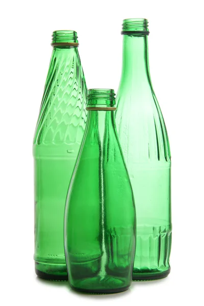Green bottles for vine — Stock Photo, Image