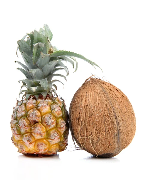 椰子和菠萝 — 图库照片