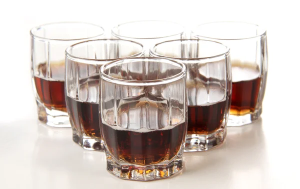 Bicchieri di whisky — Foto Stock
