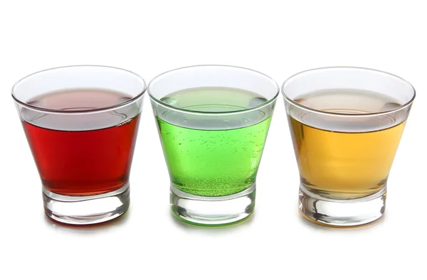 Tasses à cocktail colorées — Photo