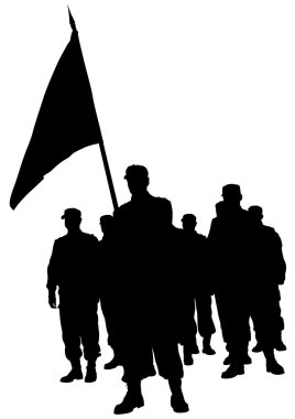 Soldiers people clipart