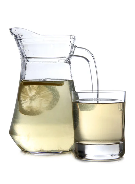 Glass white lemon — Stock Photo, Image