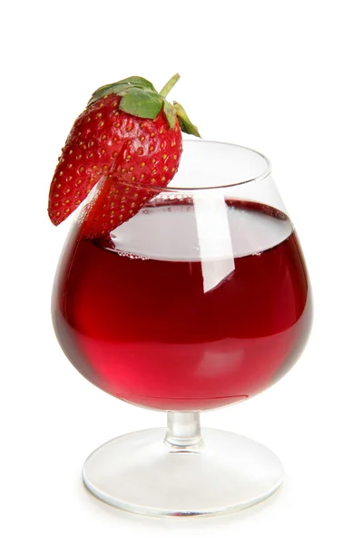 Strawberries drink — Stock Photo, Image