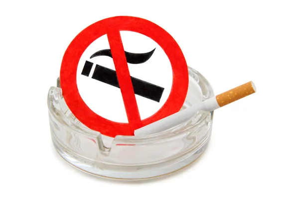 Glass ashtray — Stock Photo, Image