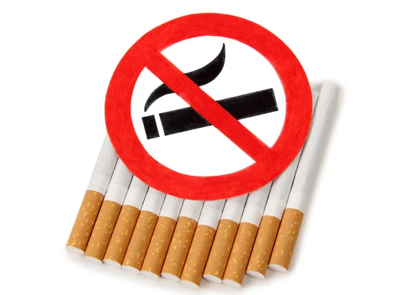 Sign of nicotine — Stock Photo, Image