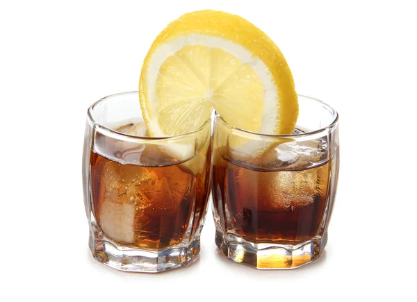 Två whisky och citron — Stockfoto