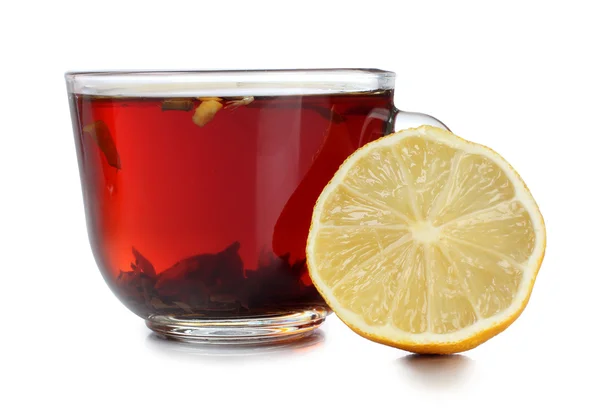 Tea and lemon — Stock Photo, Image