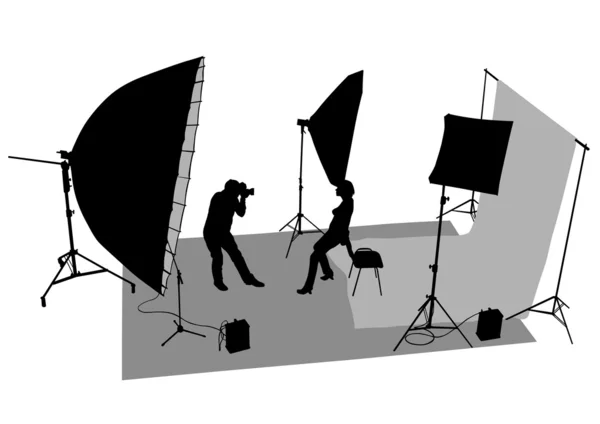 Photo studios — Stock Vector