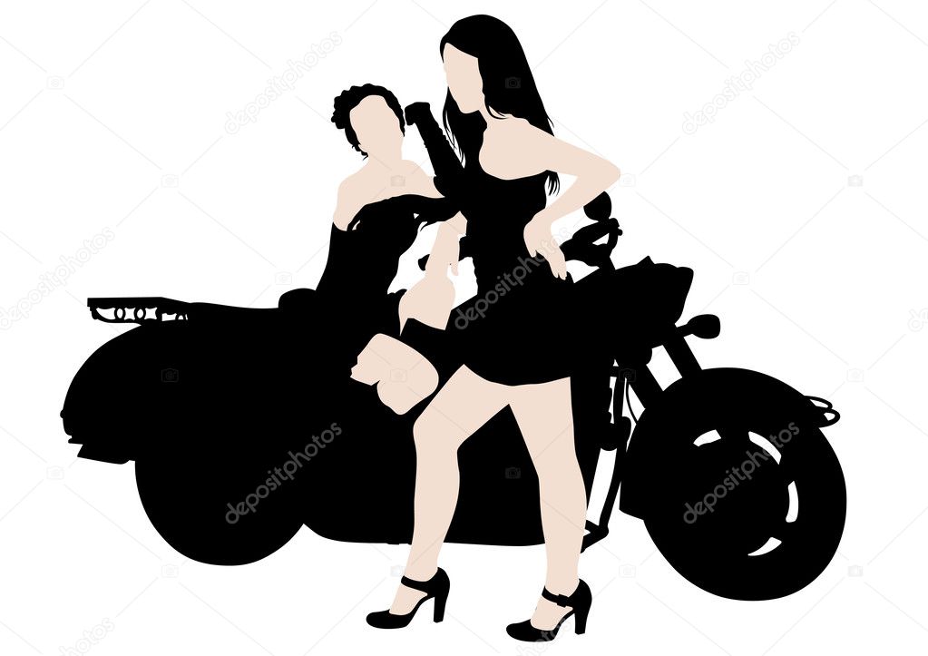 Two biker women